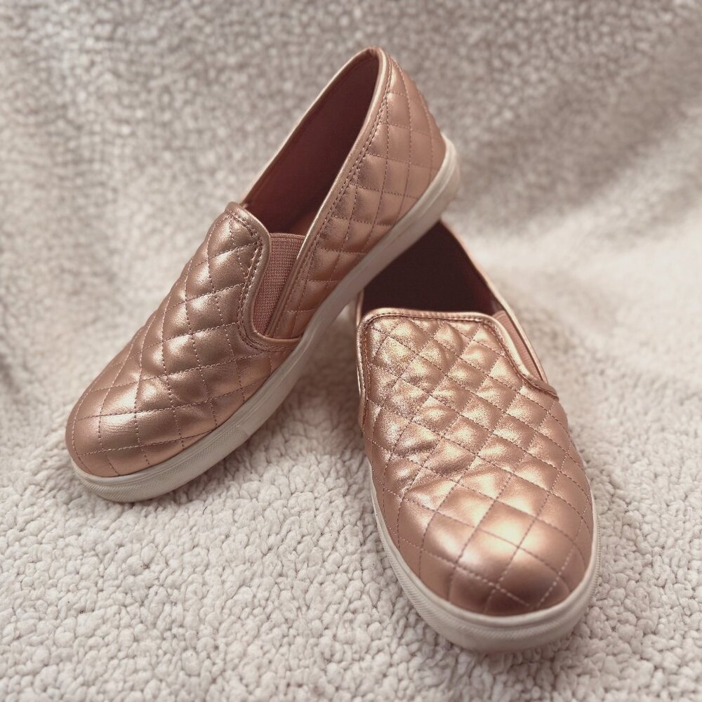 Torrid Rose Gold Quilted Slip-On Sneaker (WW)